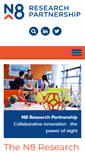 Mobile Screenshot of n8research.org.uk